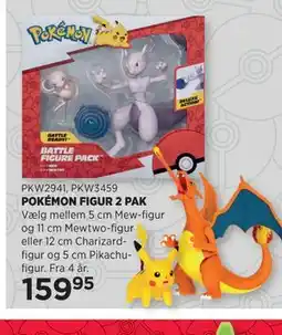 KiDS Coolshop POKÉMON FIGUR 2 PAK tilbud
