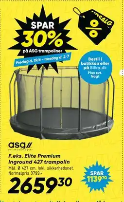 Bilka SPAR 30% på ASG trampoliner tilbud