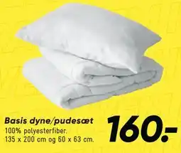 Bilka Basis dyne/pudesæt tilbud