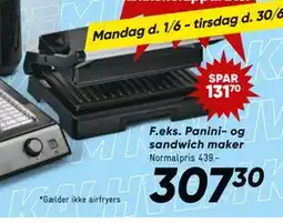 Bilka Panini- og sandwich maker tilbud
