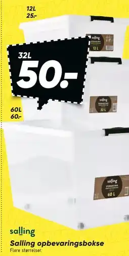 Bilka Salling opbevaringsbokse tilbud