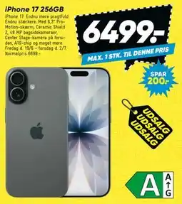 Bilka iPhone 17 256GB tilbud