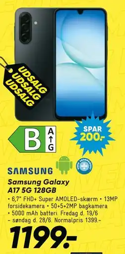 Bilka Samsung Galaxy A17 5G 128GB tilbud