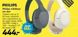 Bilka Philips trådløse on-ear tilbud