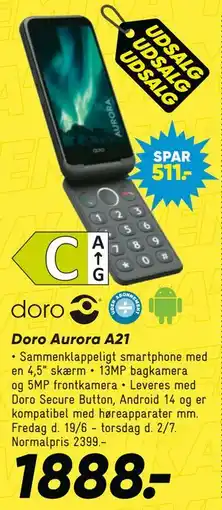 Bilka Doro Aurora A21 tilbud