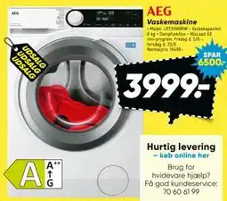 Bilka AEG Vaskemaskine tilbud