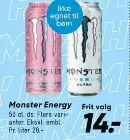 Bilka Monster Energy tilbud