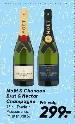 Bilka Moët & Chandon Brut & Nectar Champagne tilbud