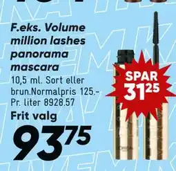 Bilka Volume million lashes panorama mascara tilbud