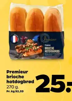 Netto Premieur brioche hotdogbrød tilbud