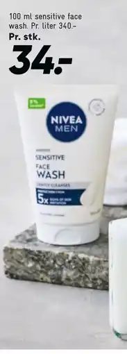 Bilka Nivea sensitive face wash tilbud
