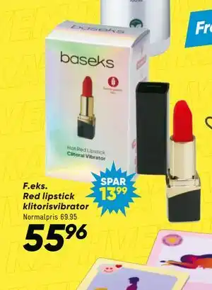 Bilka Red lipstick klitorisvibrator tilbud