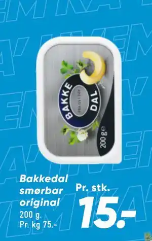 Bilka Bakkedal smørbar original tilbud