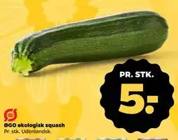 Netto ØGO økologisk squash tilbud