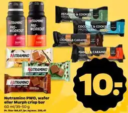 Netto Nutramino PWO, wafer eller Murph crisp bar tilbud