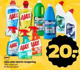 Netto Ajax eller Klorin rengøring tilbud