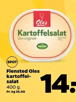 Netto Flensted Oles kartoffelsalat tilbud