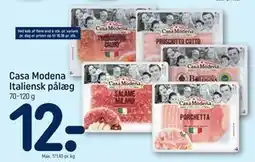 REMA 1000 Casa Modena Italiensk pålæg tilbud