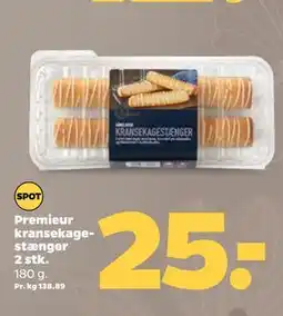 Netto Premieur kransekagestænger 2 stk tilbud