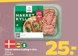 Netto Dansk hakket kylling 7-10% tilbud