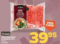 Netto Velsmag hakket oksekød 8-12% tilbud