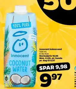 Netto Innocent kokosvand tilbud