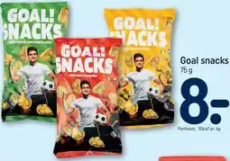 REMA 1000 Goal snacks tilbud