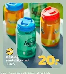 Netto Dåselåg med drikketud tilbud
