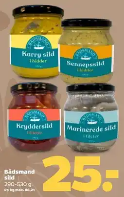 Netto Bådsmand sild tilbud