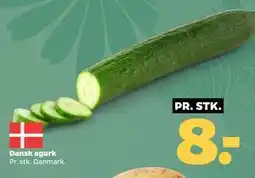 Netto Dansk agurk tilbud