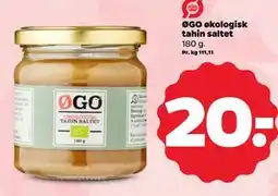 Netto ØGO økologisk tahin saltet tilbud