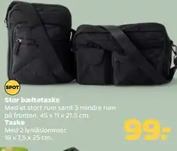 Netto Stor bæltetaske tilbud