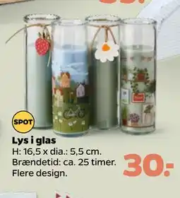 Netto Lys i glas tilbud