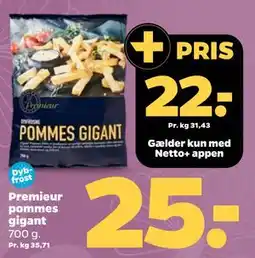Netto Premieur pommes gigant tilbud