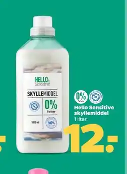 Netto Hello Sensitive skyllemiddel tilbud