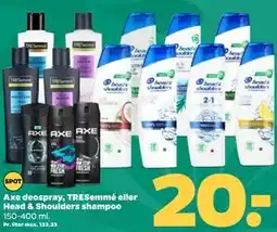 Netto Axe deospray, TRESemmé eller Head & Shoulders shampoo tilbud