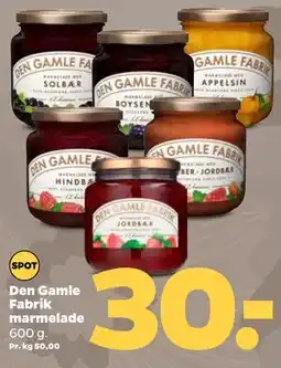 Netto Den Gamle Fabrik marmelade tilbud