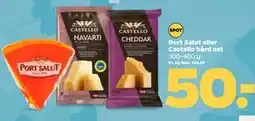 Netto Port Salut eller Castello hård ost tilbud