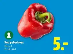 Lidl Rød peberfrugt tilbud