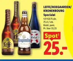 Lidl LEFFE/HOEGAARDEN/ KRONENBOURG Specialøl tilbud