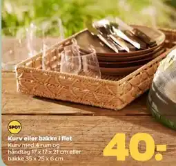 Netto Kurv eller bakke i flet tilbud