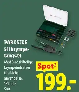 Lidl PARKSIDE 5i1 krympetangsæt tilbud