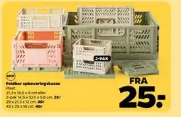 Netto Foldbar opbevaringskasse tilbud
