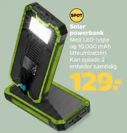 Netto Solar powerbank tilbud