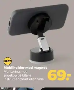 Netto Mobilholder med magnet tilbud