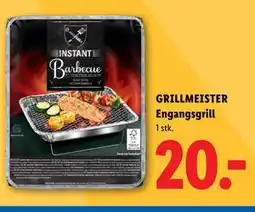 Lidl GRILLMEISTER Engangsgrill tilbud