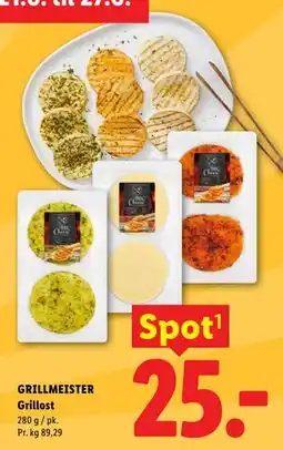 Lidl GRILLMEISTER Grillost tilbud
