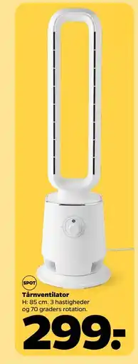 Netto Tårnventilator tilbud