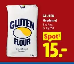 Lidl GLUTEN Hvedemel tilbud