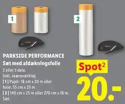 Lidl PARKSIDE PERFORMANCE Sæt med afdækningsfolie tilbud